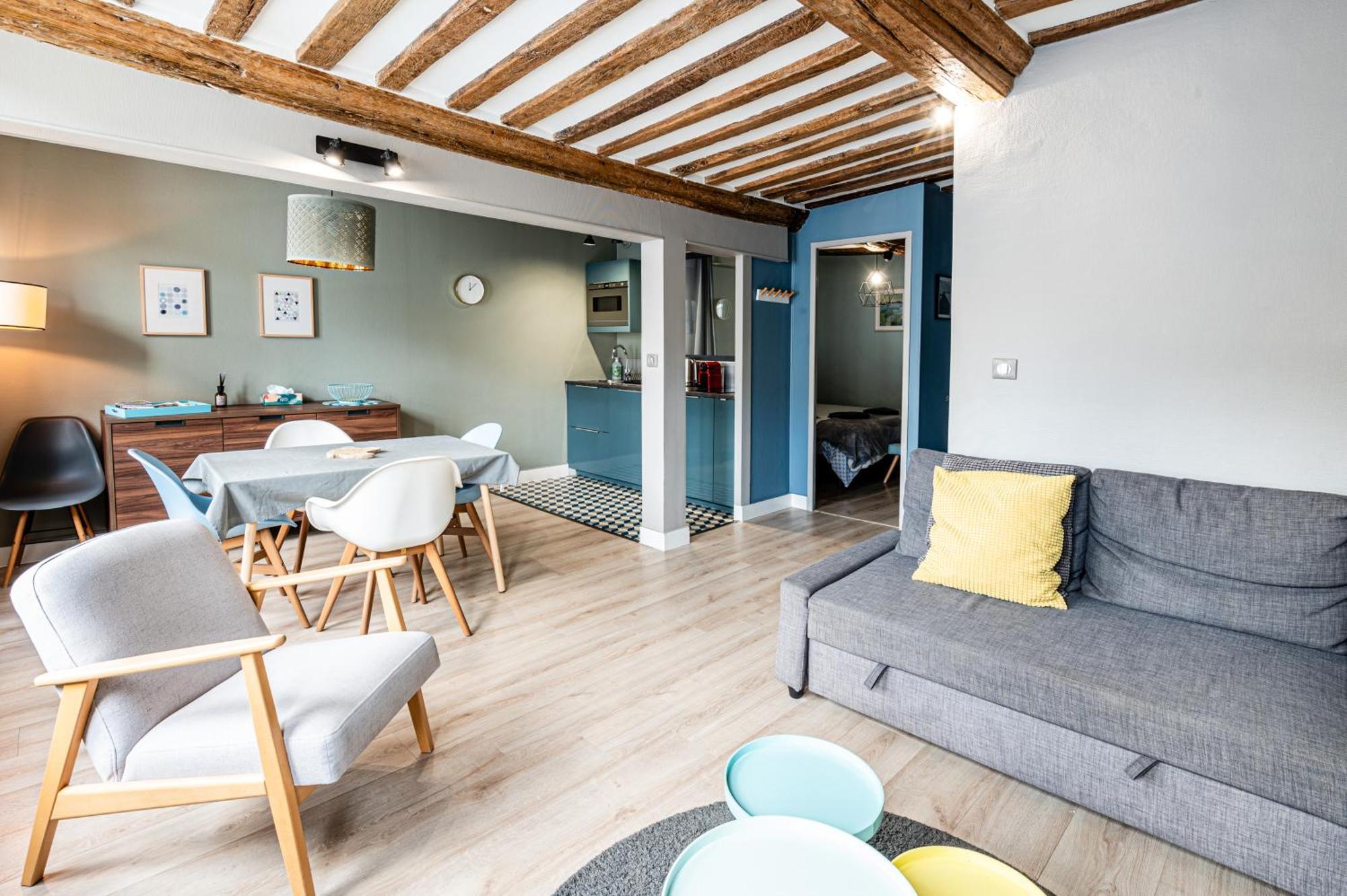 Cosy Loft - Plein Centre D'Honfleur Leilighet Eksteriør bilde